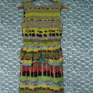WALTER BAKER W118 Owen Abstract Peplum Dress